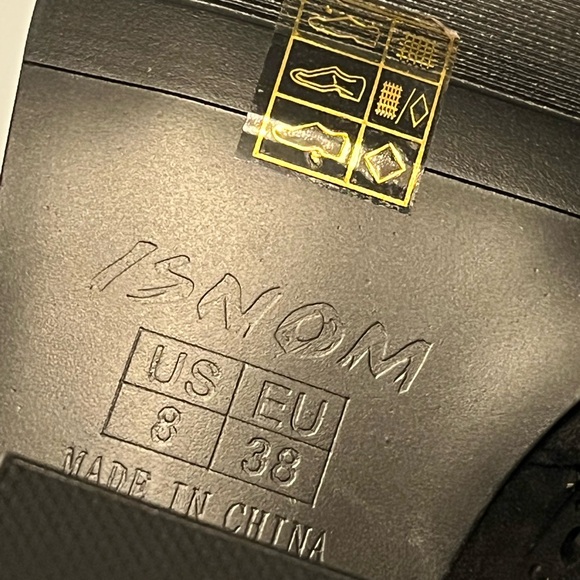 Elegant Black Studded Ankle Booties by ISNOM - Picture 11 of 16